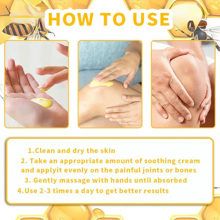 The Best Natural Pain Relief Cream of 2024: Diapason™ Bee-Venom Pain-Relief Bone Healing Cream👨⚕️American Osteopathic Association (AOA) Approved (Reducing joint swelling, pain, stiffness, redness, warmth, soreness, and joint fatigue)