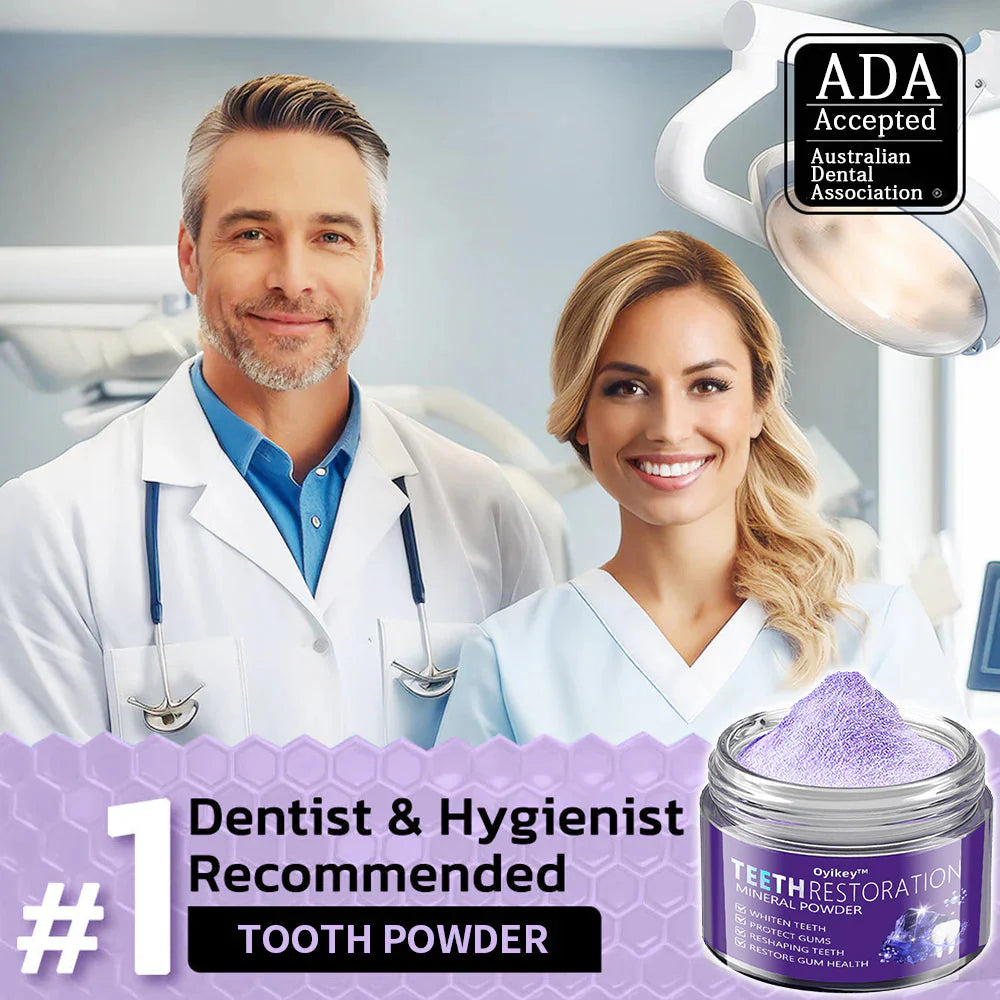 Oyikey™ Teeth Restoration Mineral Powder👩⚕️(ADA recommended)Last Day Discount🔥