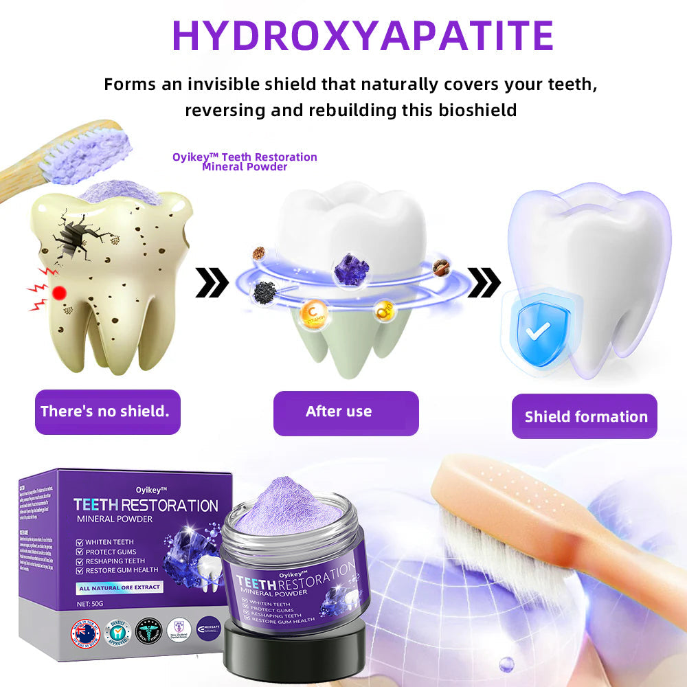 Oyikey™ Teeth Restoration Mineral Powder👩⚕️(ADA recommended)Last Day Discount🔥