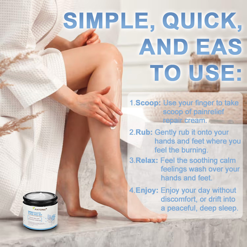 ✅Medicare Approved: FATONG® Magnesium Pain Healing Bone Cream (Relief of neuropathy, chronic pain, muscle spasms, cramps or twitches, poor bone health and other arthritis)