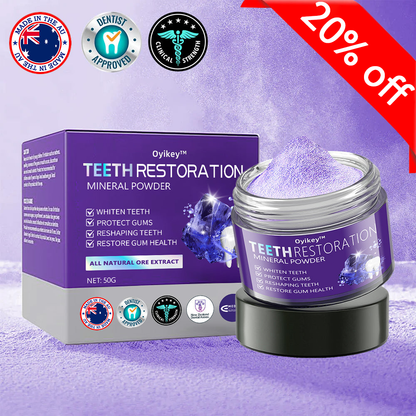 Oyikey™ Teeth Restoration Mineral Powder👩‍⚕️(ADA recommended)Last Day Discount🔥